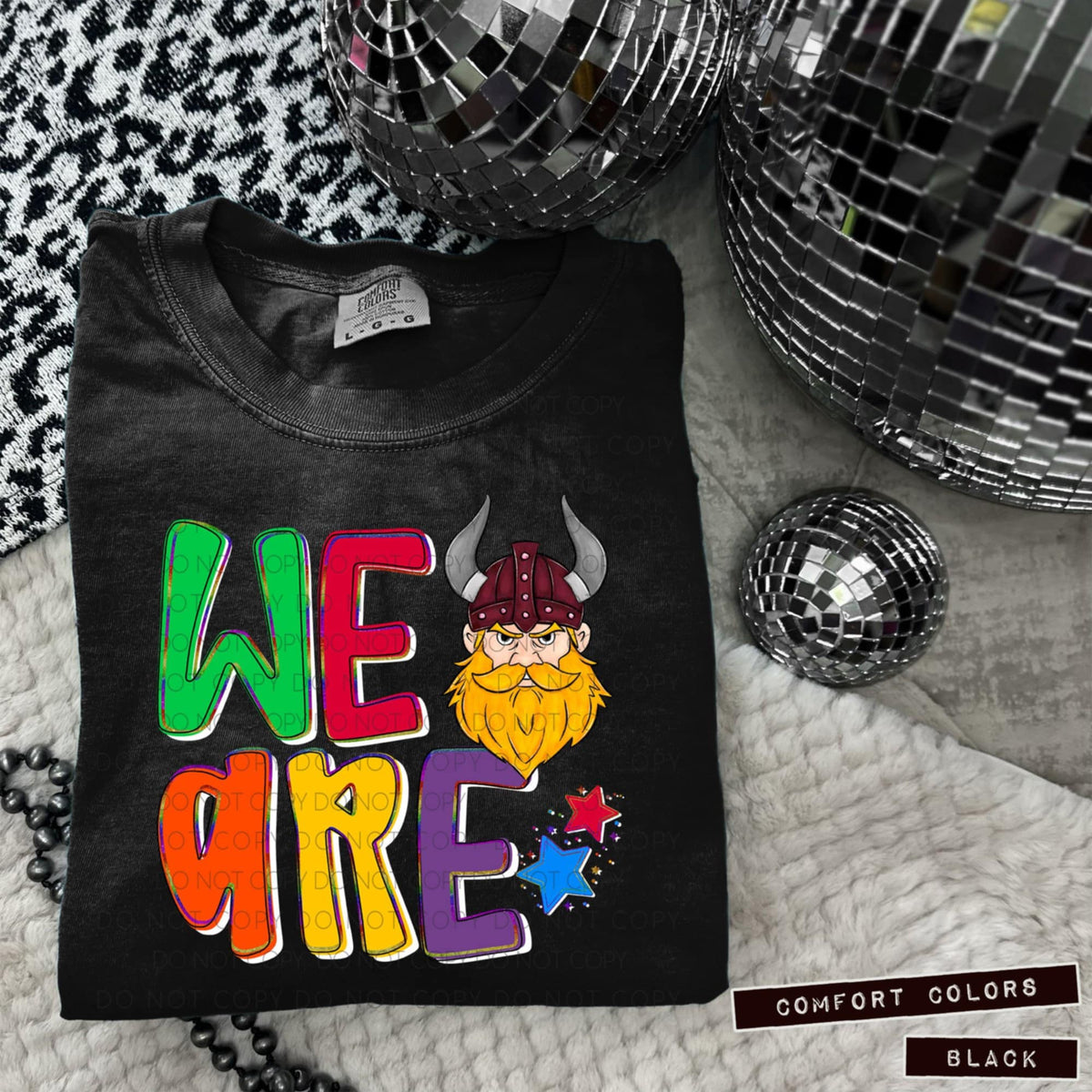 We are Vikings maroon (Caplinger) 100662 DTF transfer