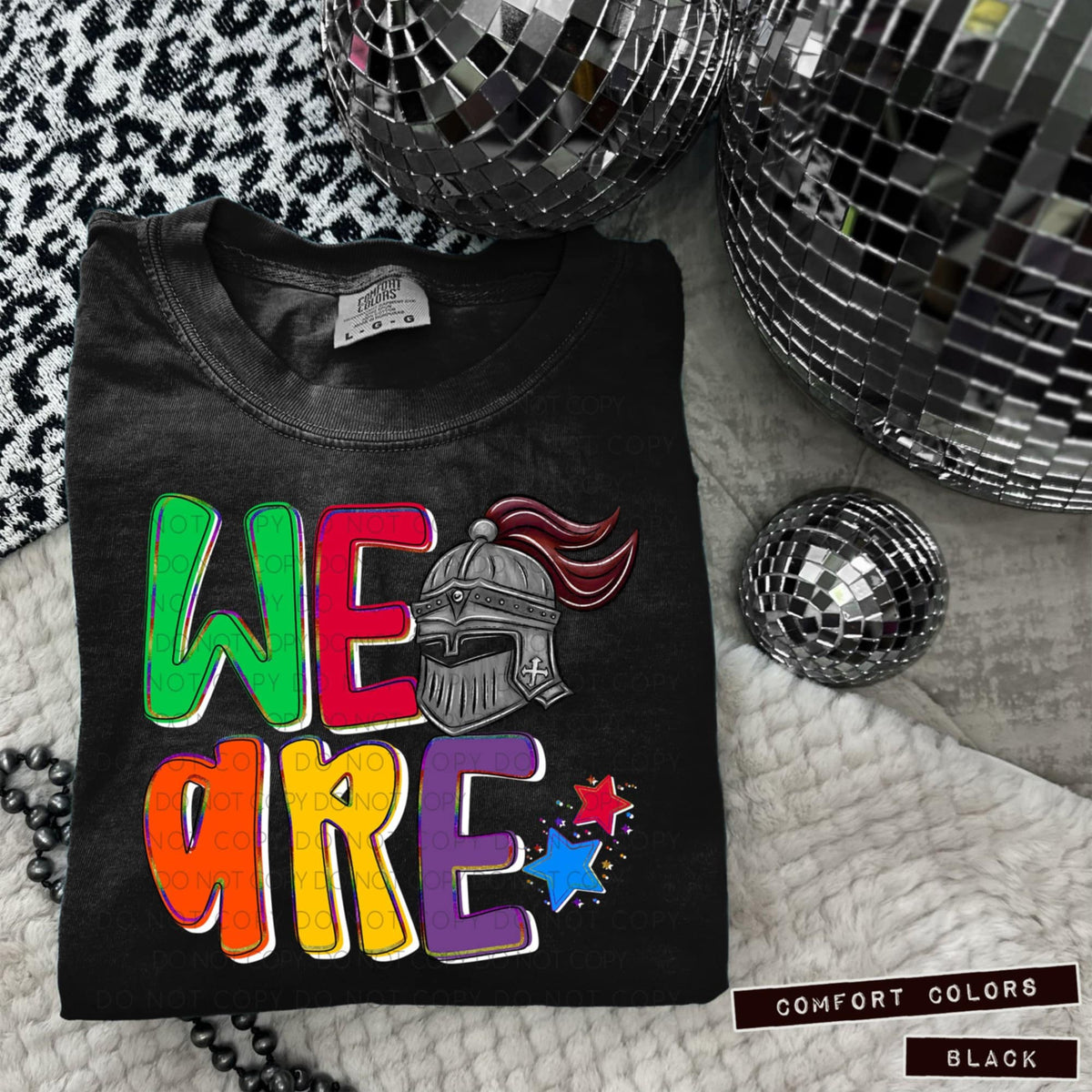 We are knights maroon  (Caplinger) 100848 DTF transfer
