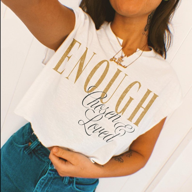 Enough chosen & loved Sunday Special DTF transfer