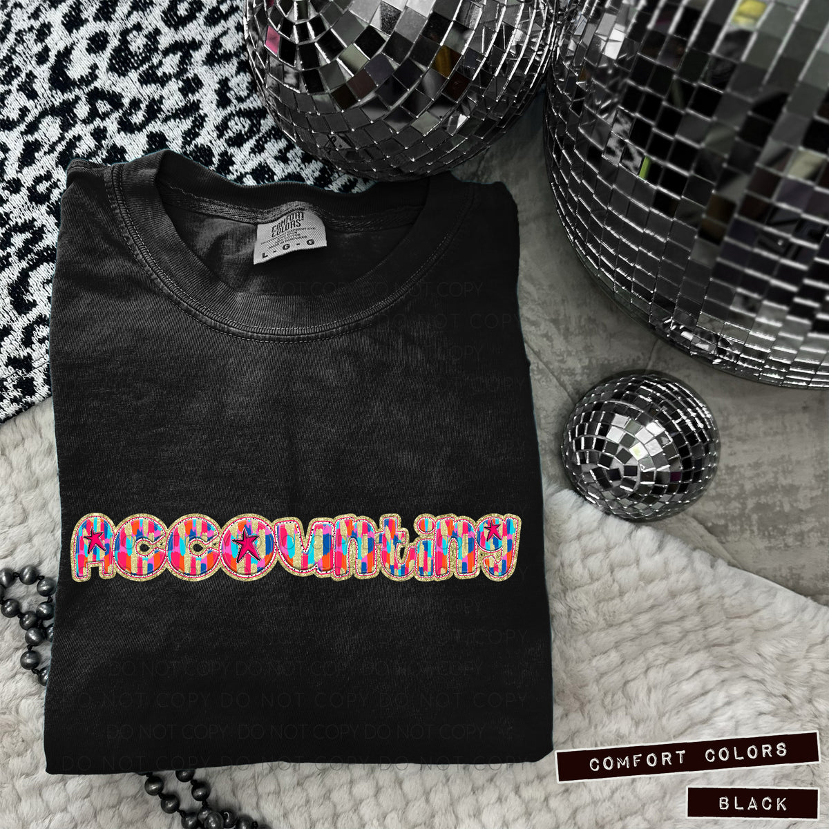 Accounting Tutti Brushstrokes (Caplinger) DTF transfer