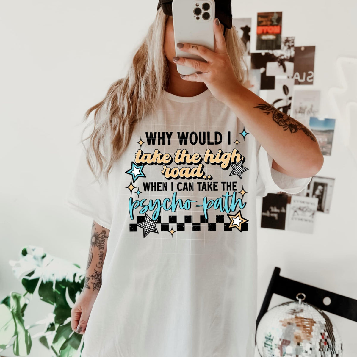 Why would I take the high road black details (CSC) 97258 DTF transfer