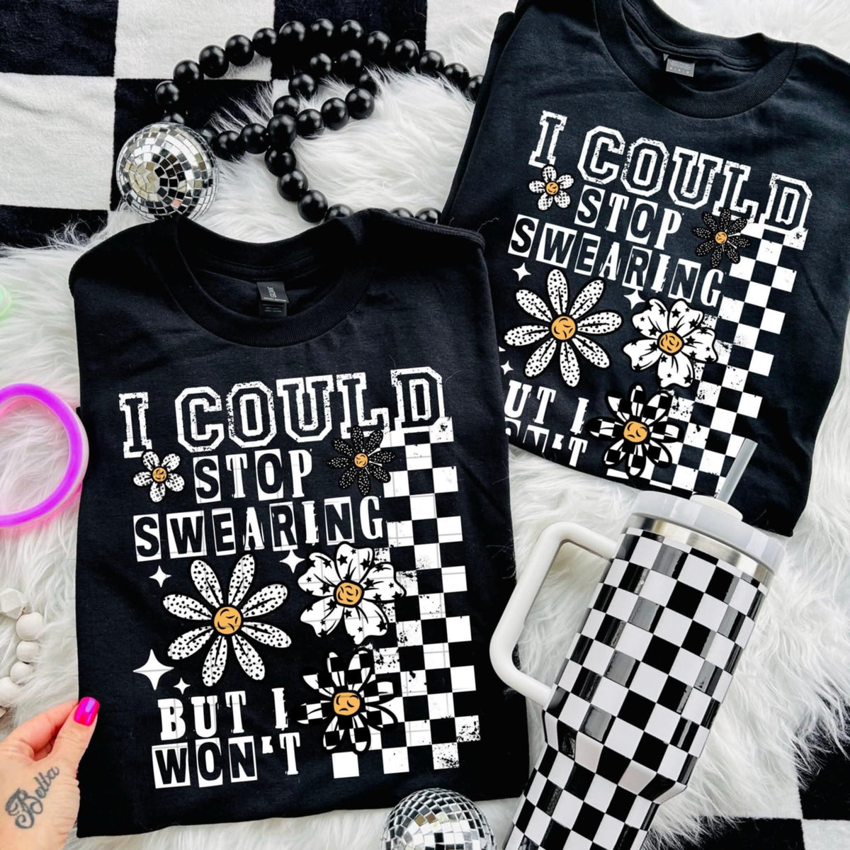 I could stop swearing but I won’t WHITE (CSC) 106812 DTF transfer