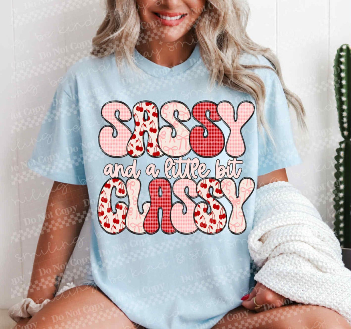 Sassy and a little bit classy 107007 DTF transfer