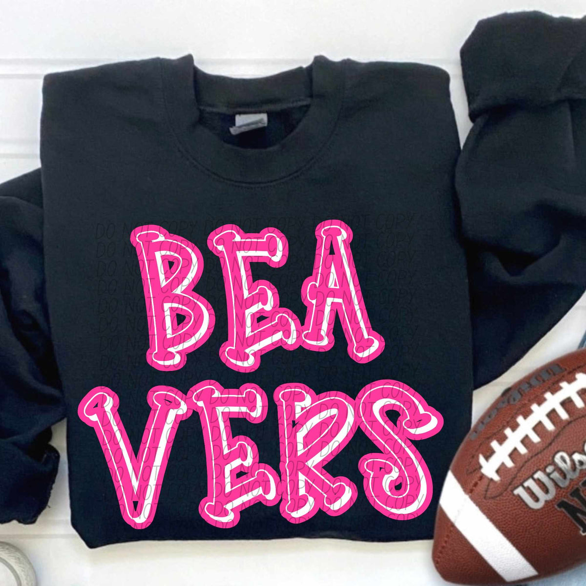 Beavers hot pink 55386 DTF transfer