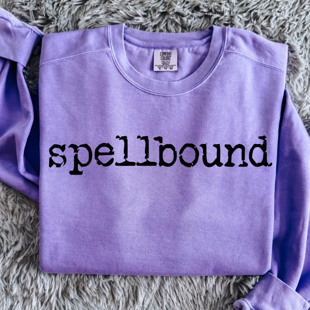 Spell bound black font (abd) DTF transfer