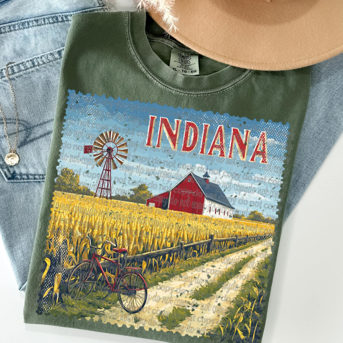 Indiana State Stamp (TTD) 99084 DTF transfer