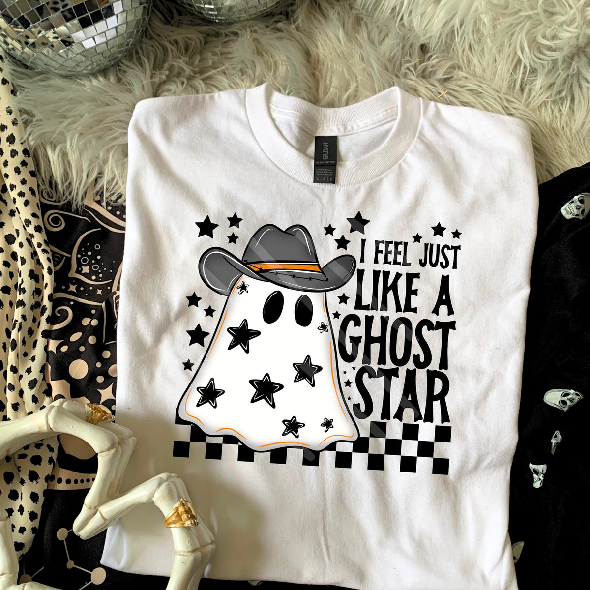 I Feel Like a Ghost Star Cowboy Ghost 110628 DTF transfer