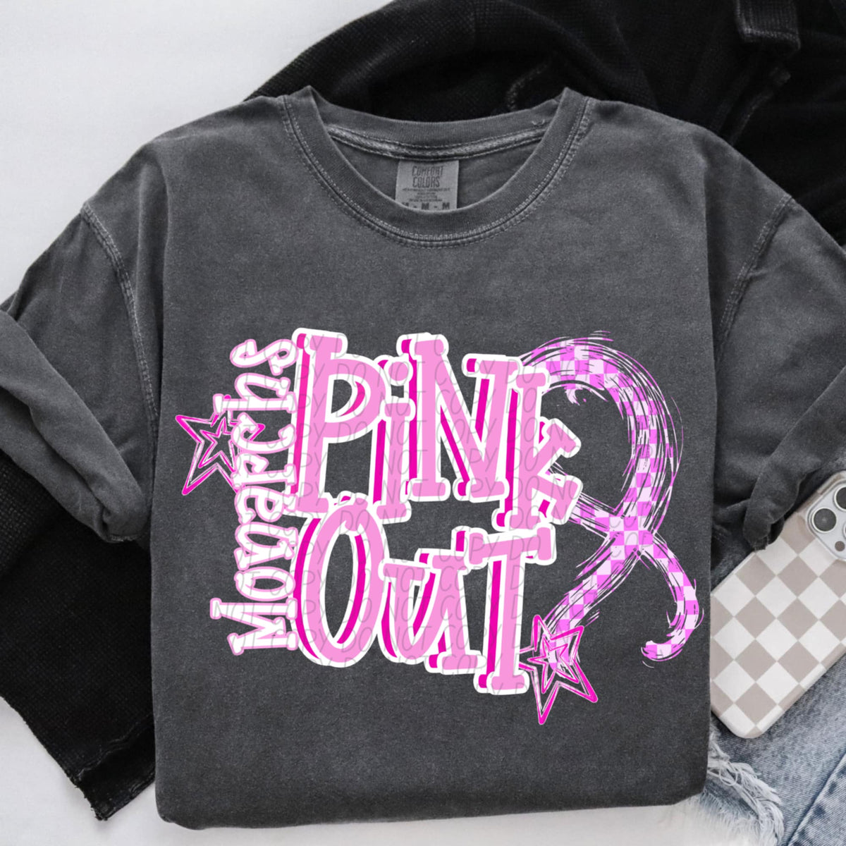 Monarchs Pink Out (city) DTF Transfer