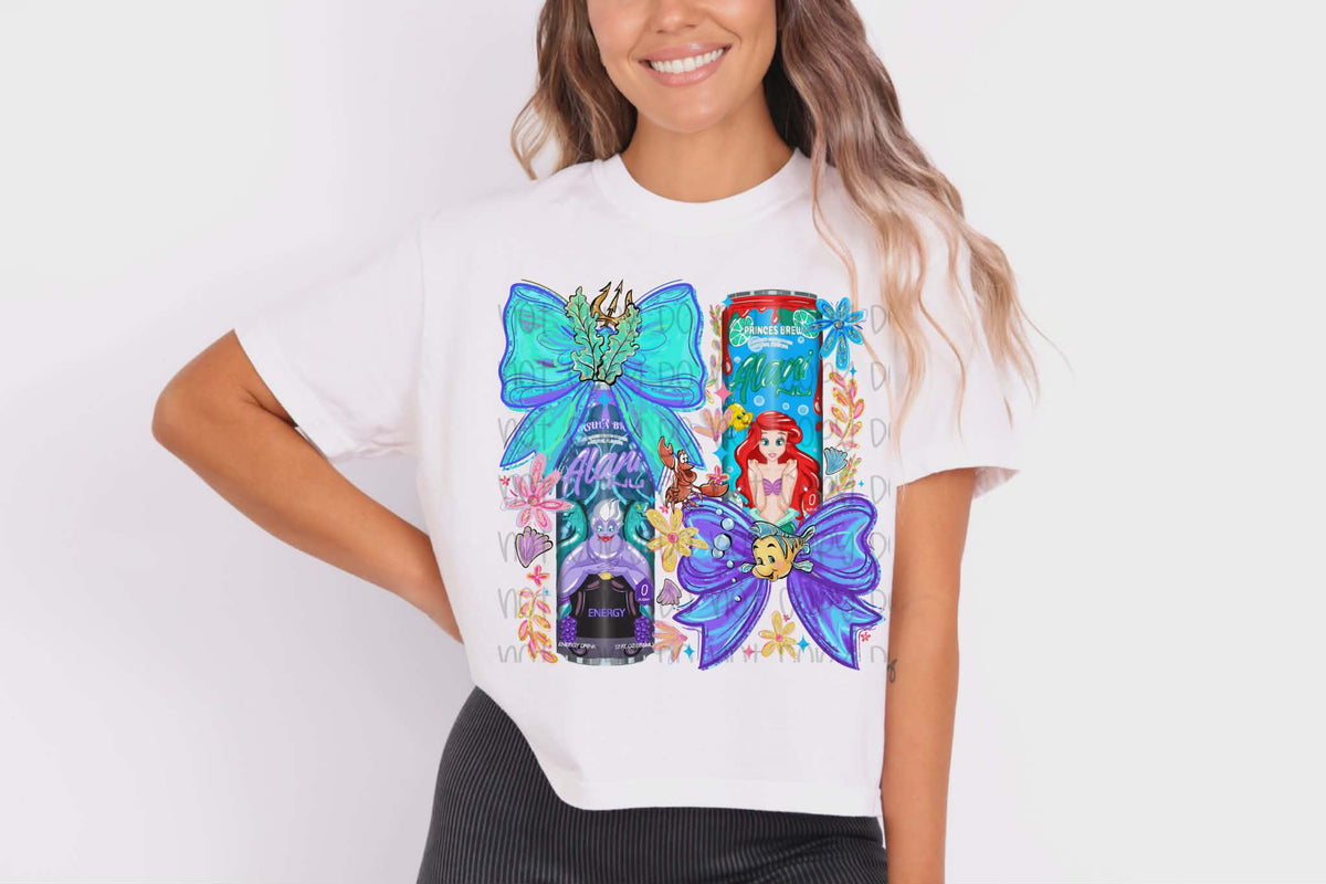 Princess Cans (mermaid) (SSD) DTF Transfer