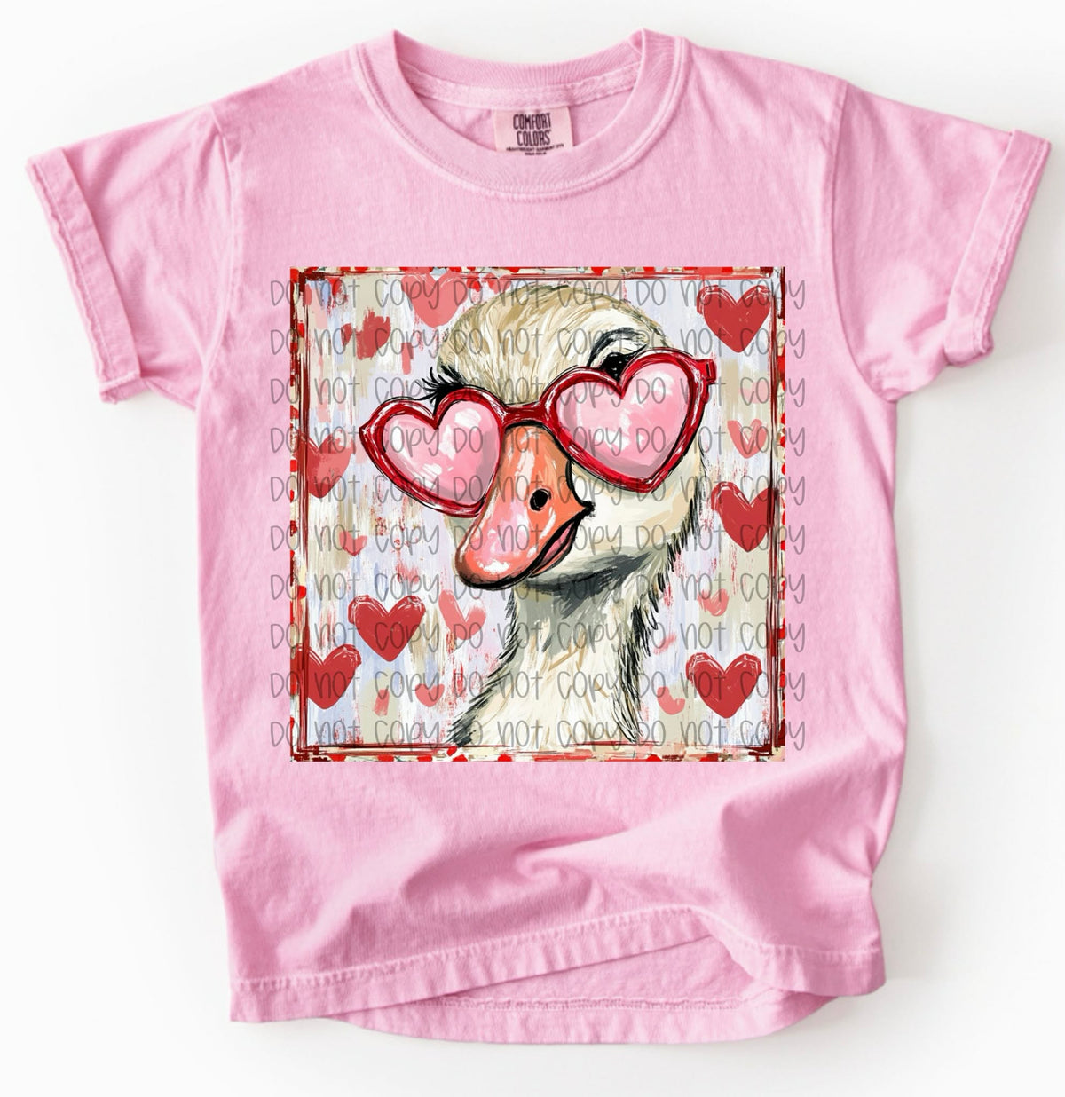 Goose Heart Glasses (SSD) DTF transfer