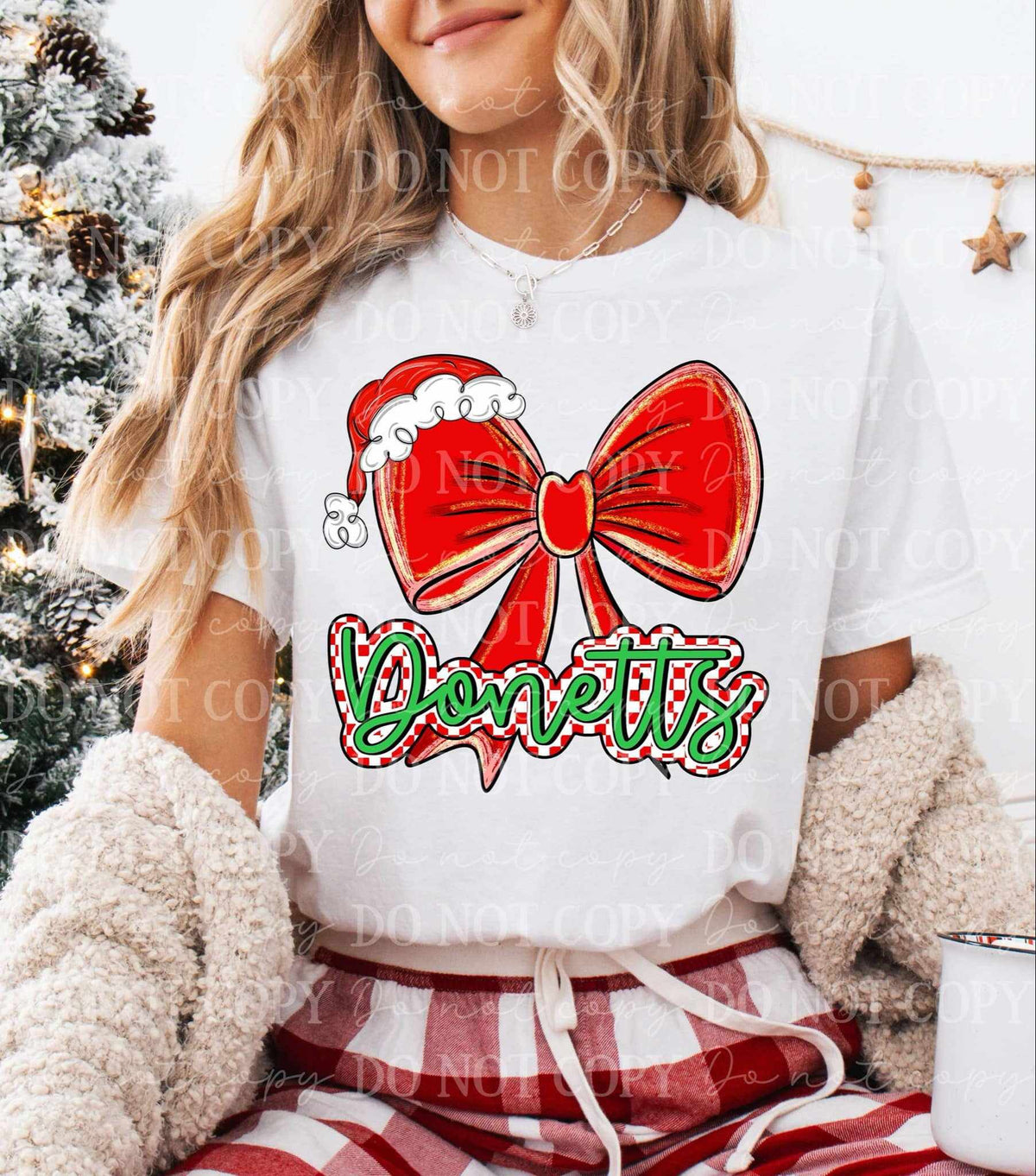 Bonetts Christmas bow (C’s) 65941 DTF transfer