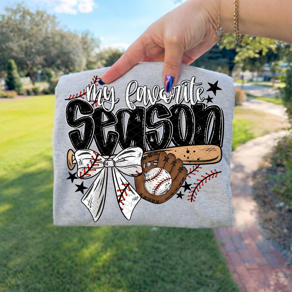 My favorite season baseball (SDD) DTF Transfer