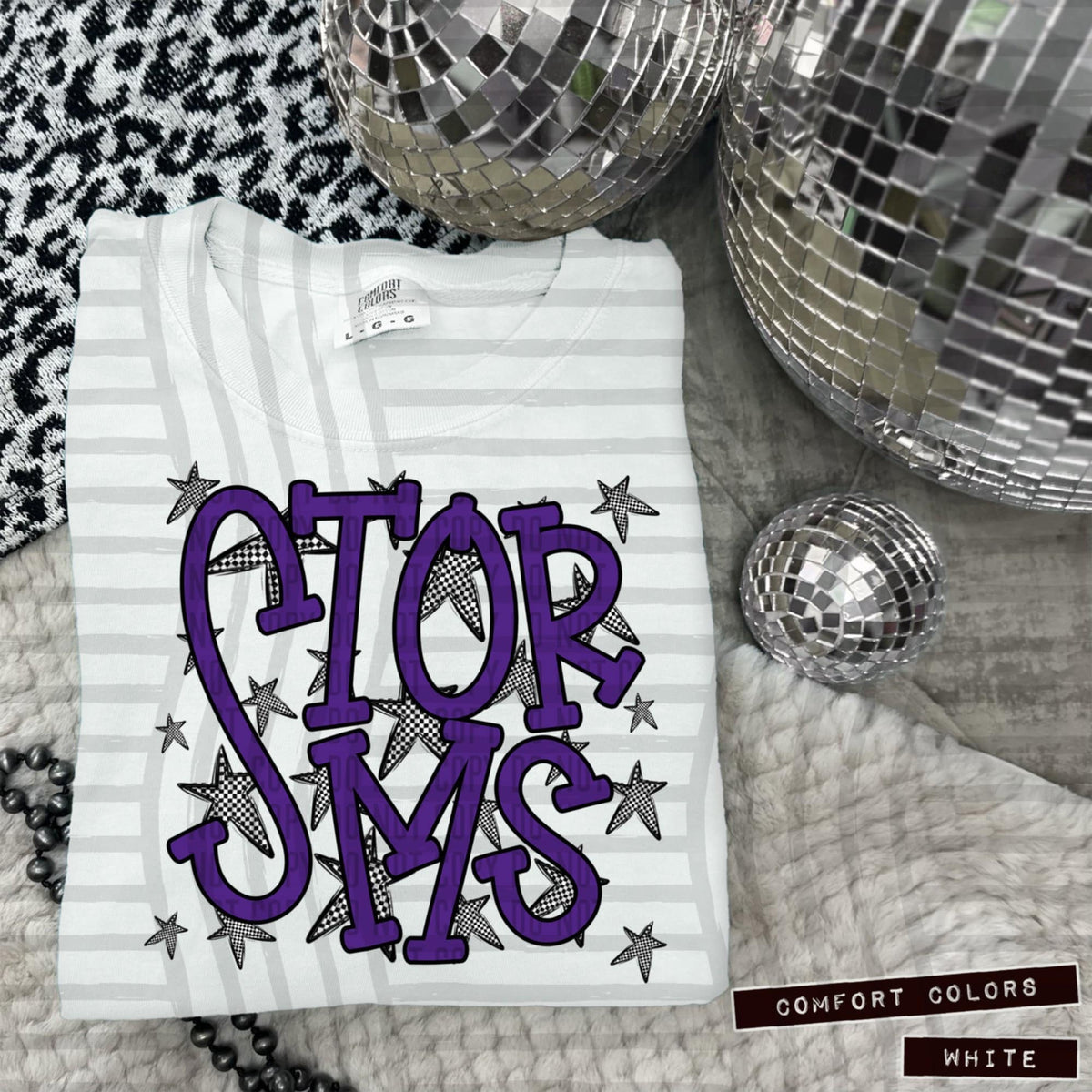 Purple Staggered Mascots (Caplinger)