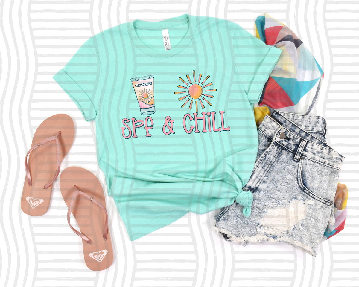 Spf & chill (Caplinger) DTF Transfer