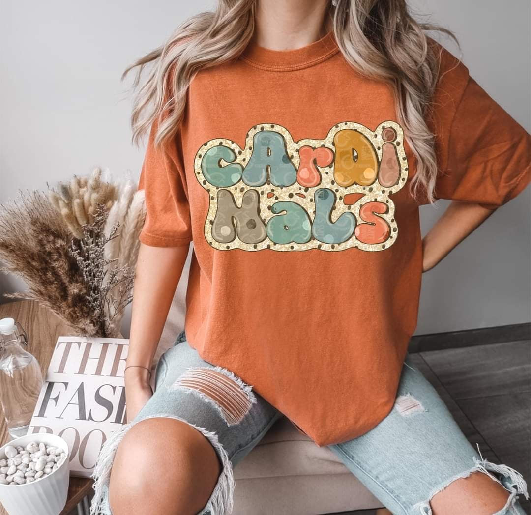 Cardinals boho (C’s) 60204 DTF transfer