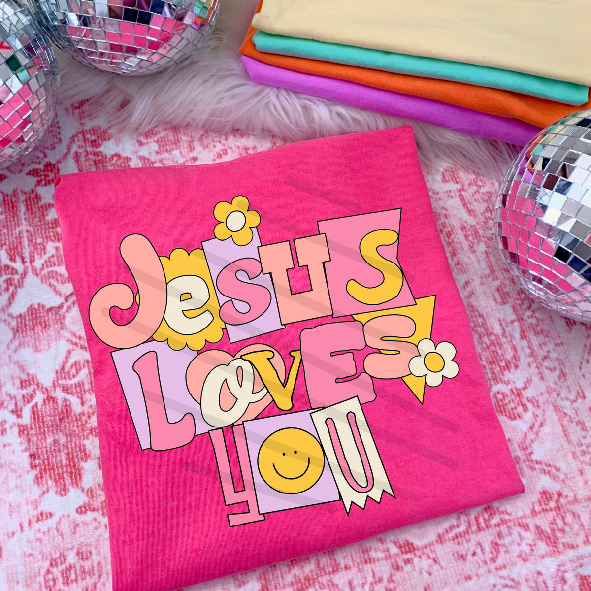Jesus Loves You (saved) 114422 DTF transfer