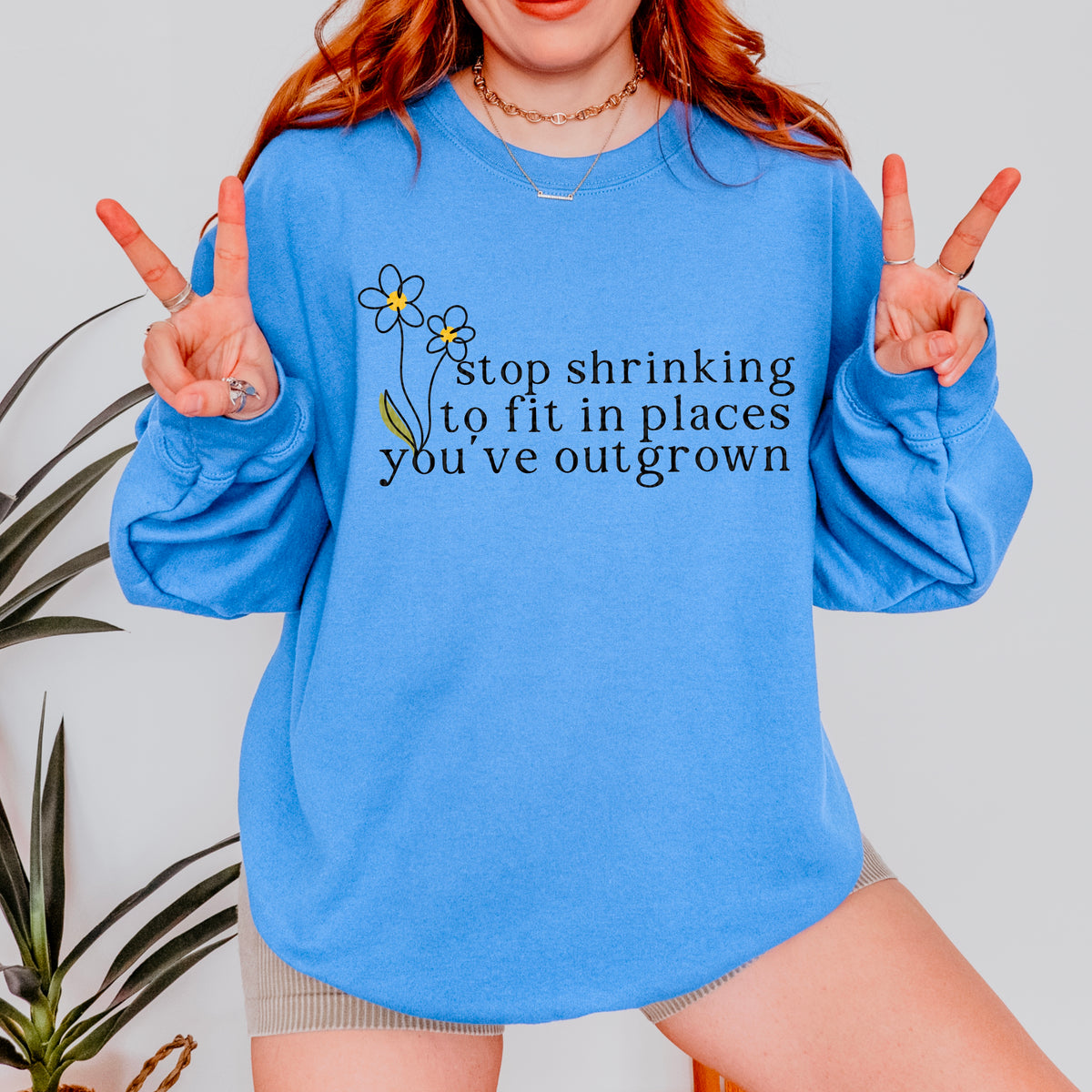 Stop shrinking to fit in place you r outgrown 91754 DTF transfer