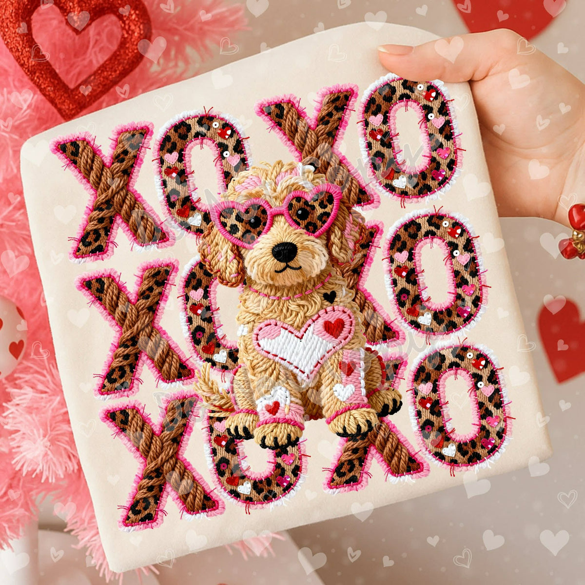 Xoxo golden dog (Virgo) DTF Transfer