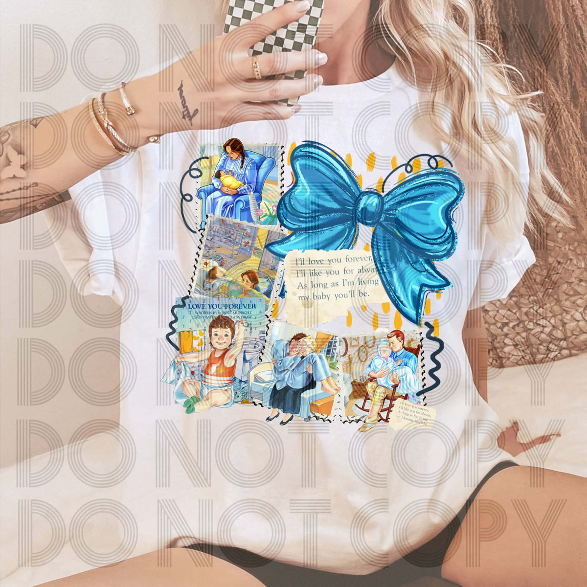 Baby Storytime with Bow Sunday Special DTF transfer