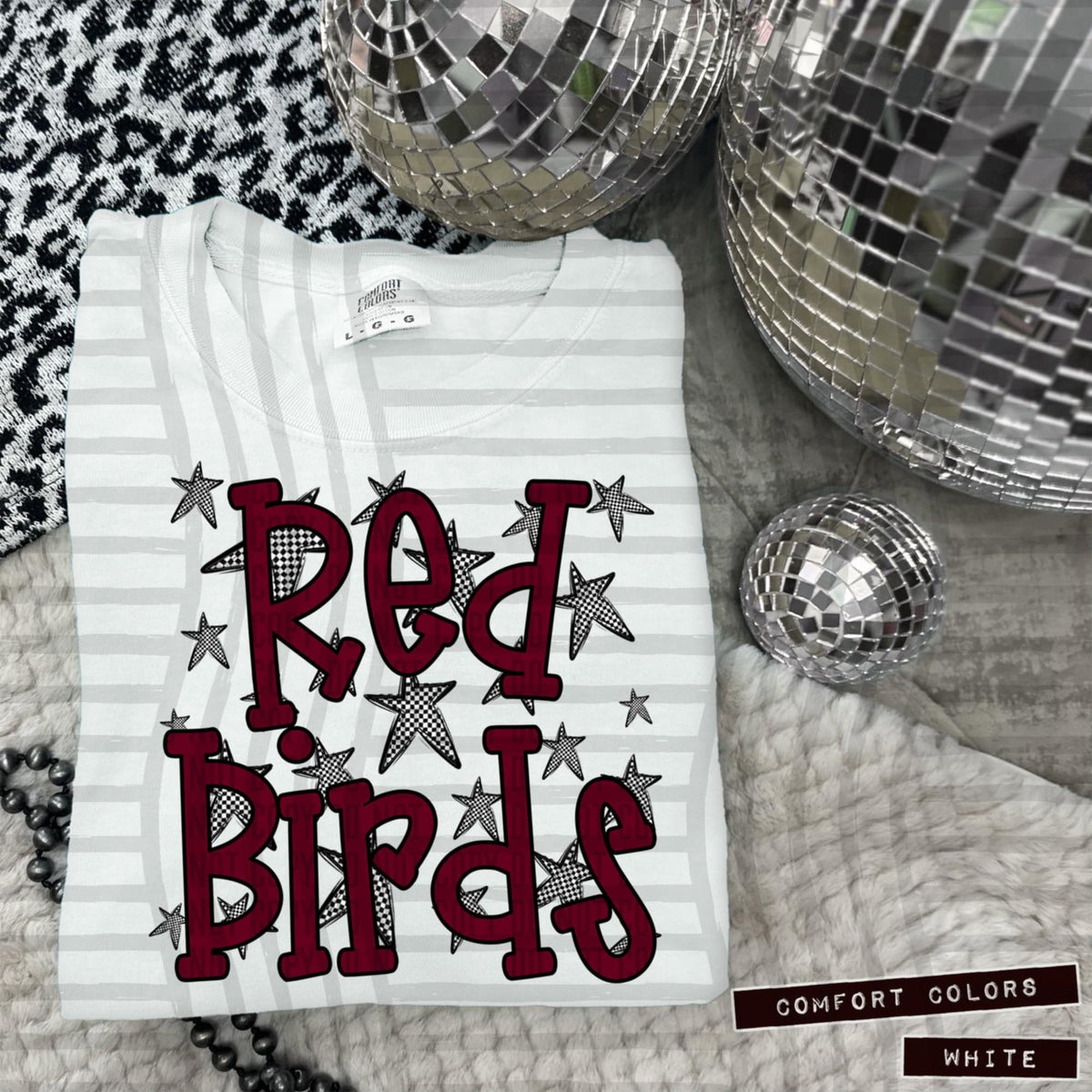 Maroon Staggered Mascots (Caplinger)