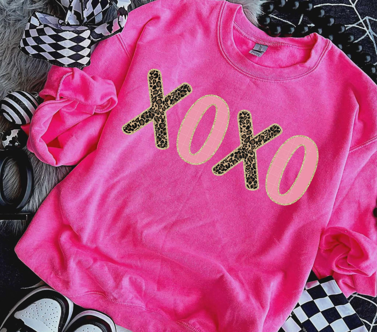 Xoxo leopard (Linda) DTF transfer