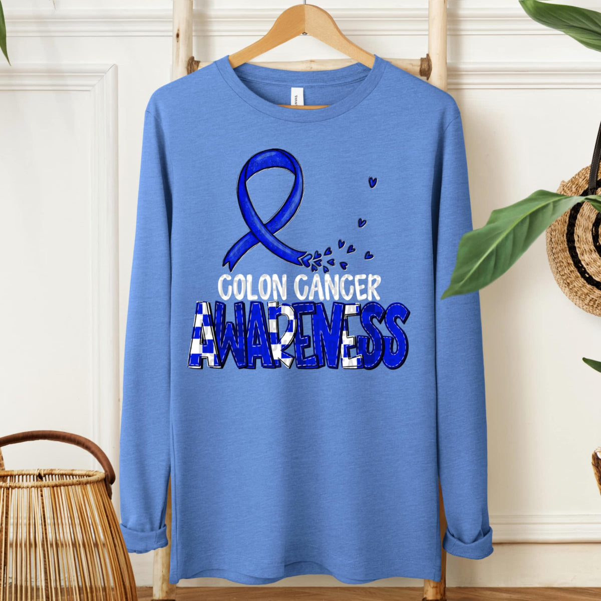 Colon cancer awareness WHITE FONT (SDD) 107714 DTF transfer