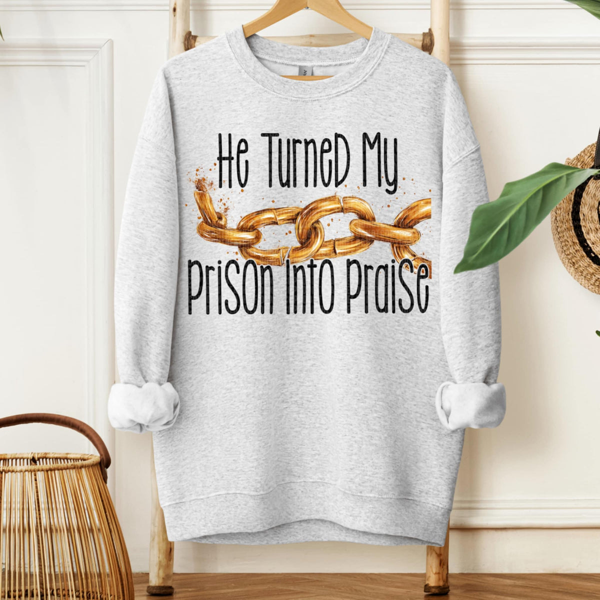 He turned my prison into praise (SDD) 107822 DTF transfer