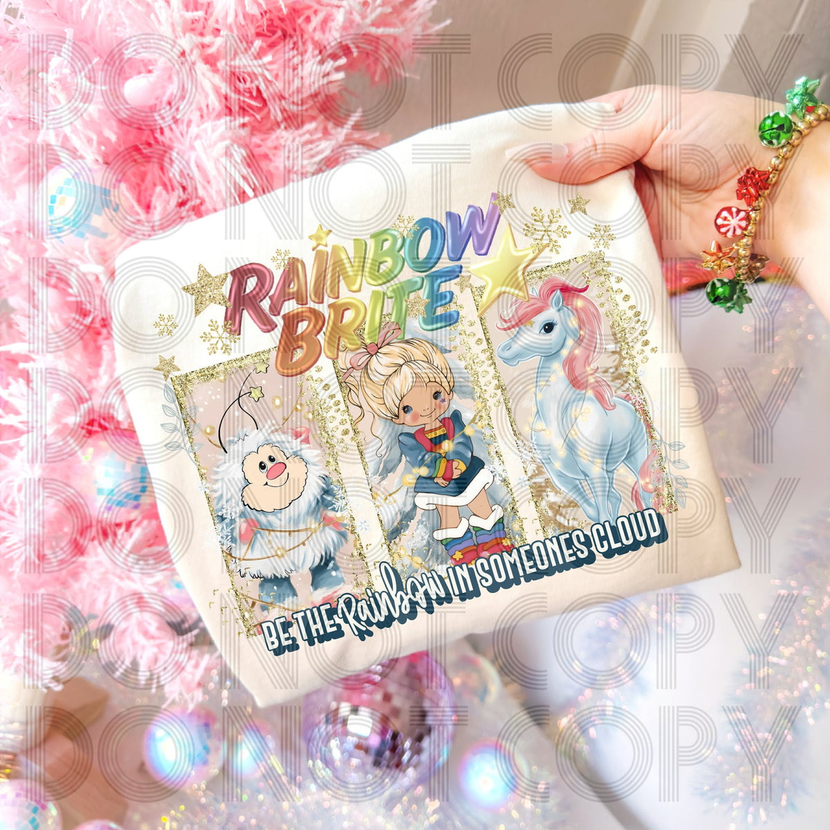 Rainbow three blocks (renewed) DTF transfer