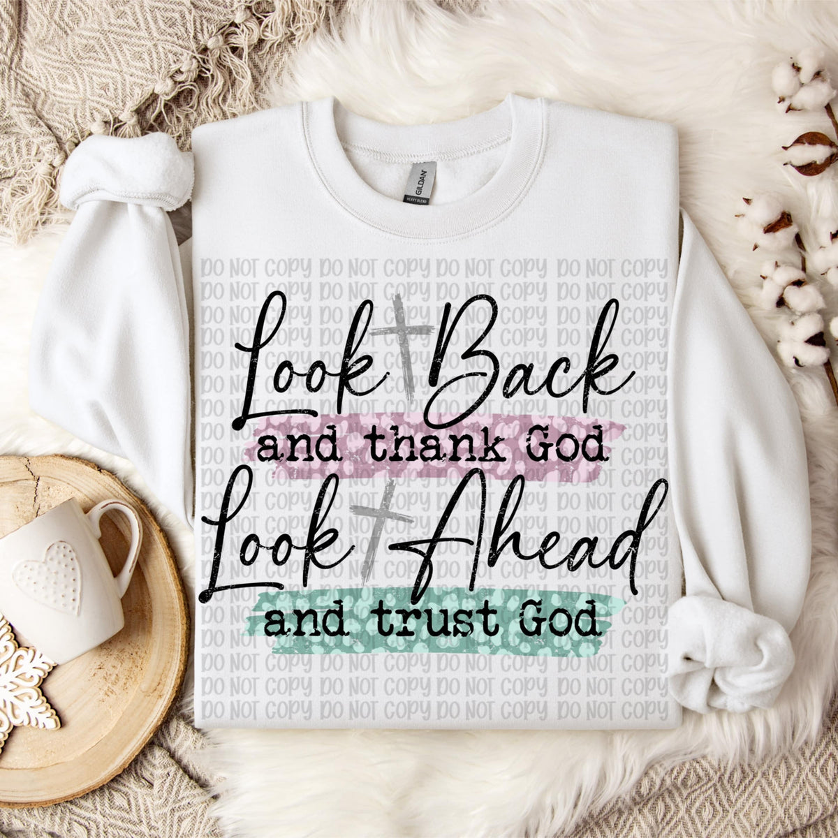 Look Back and Thank God (VP) DTF Transfer