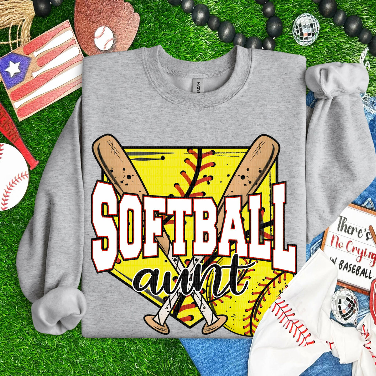Softball aunt (SDD) DTF transfer
