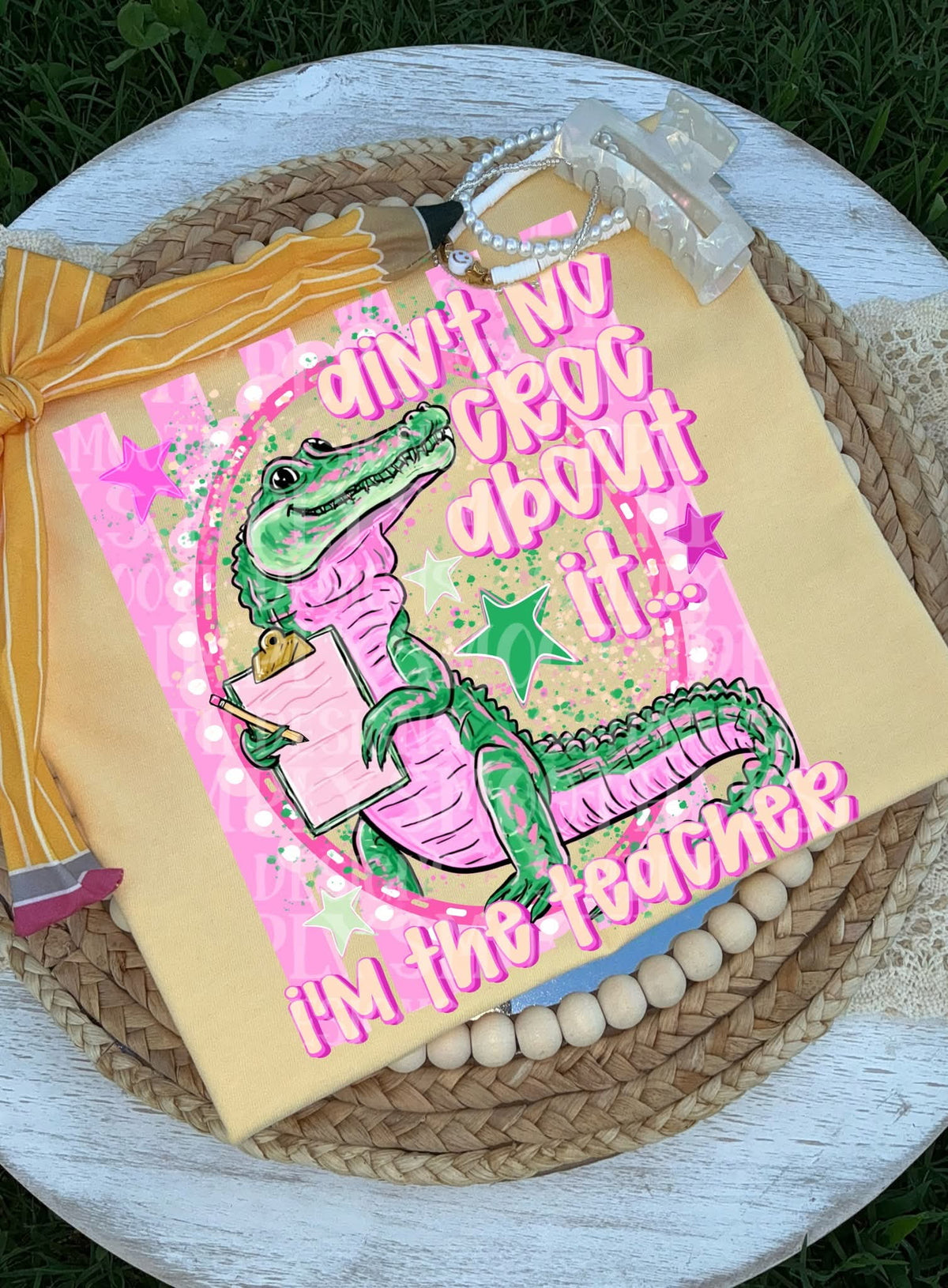 I’m the teacher crocodile Sunday Special DTF transfer