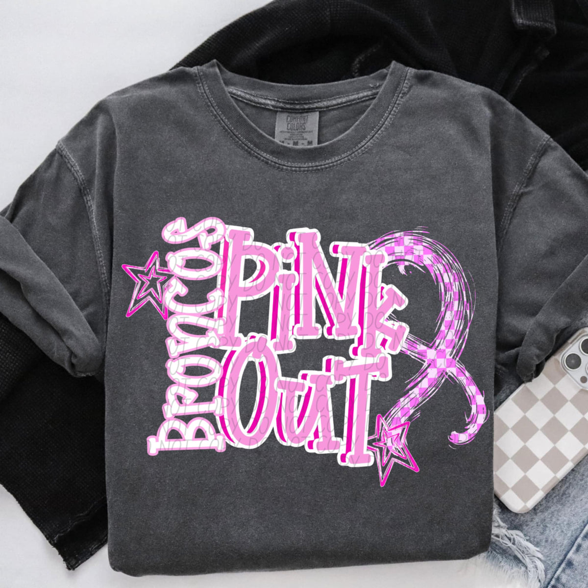 Broncos Pink Out (city) DTF Transfer