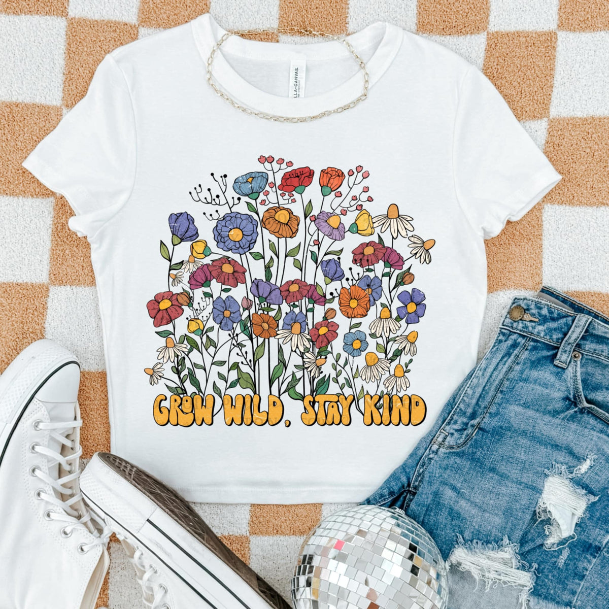 Grow wild stay kind (ABD) 92375 DTF transfer