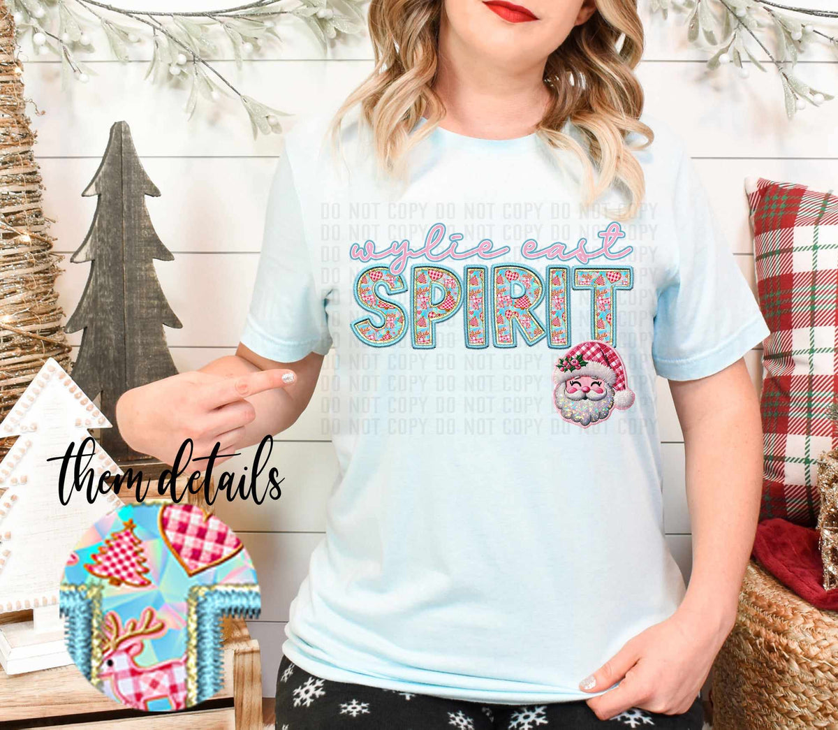 Wylie East spirit Christmas (caplinger) 62559 DTF transfer