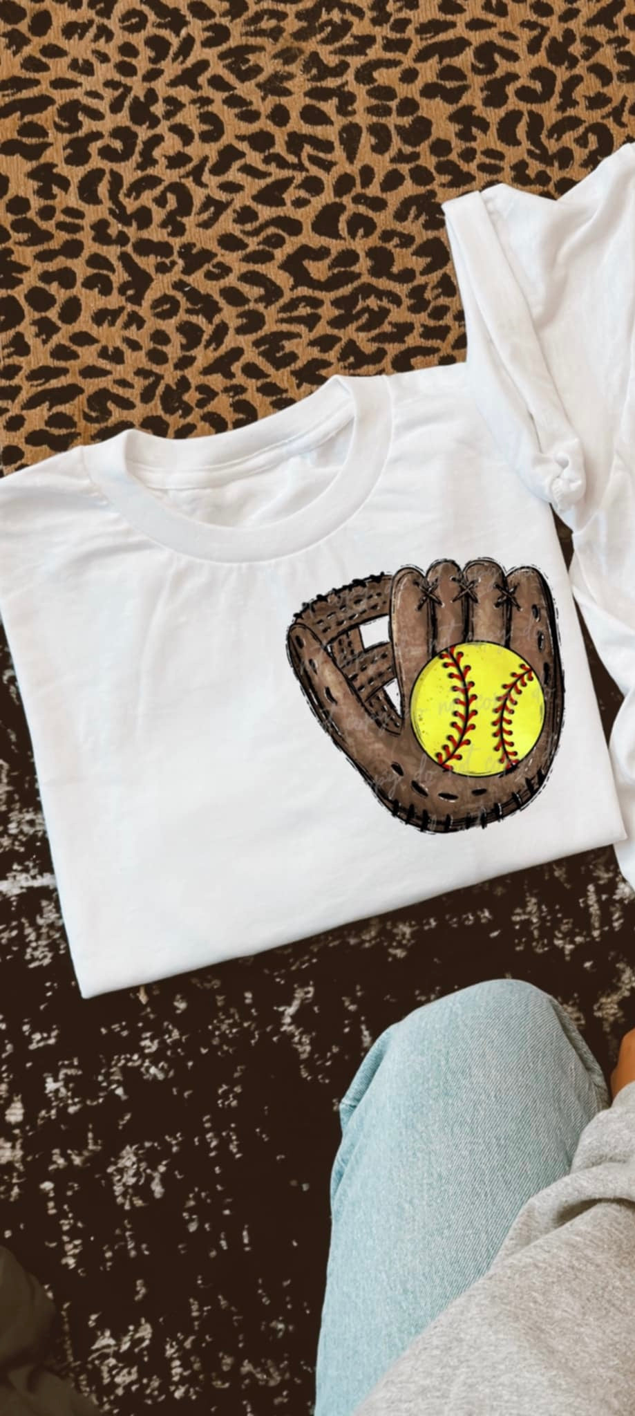 Softball mitt (VIRGO) 90579 DTF transfer