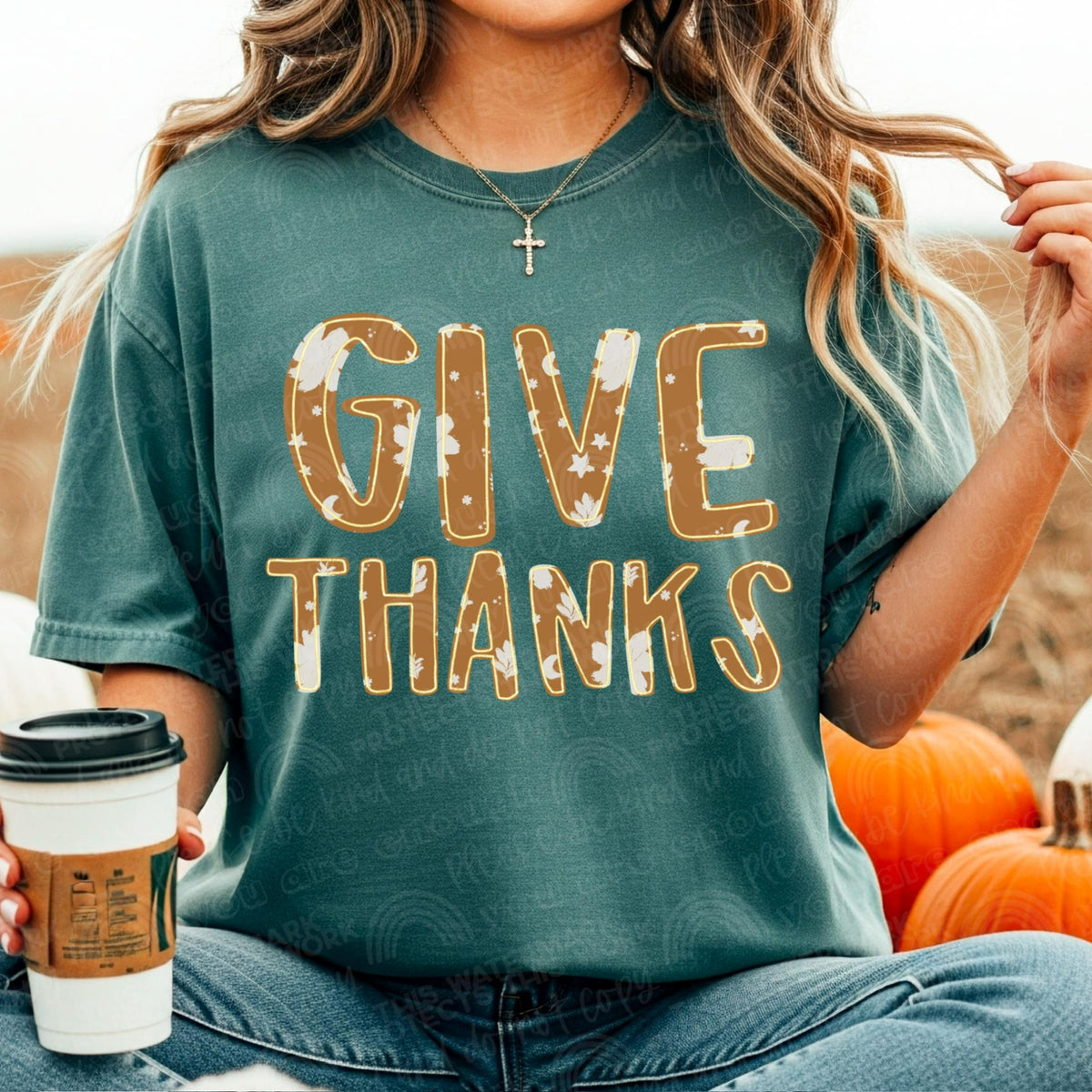 Give thanks (CMLD) 116689 DTF Transfer