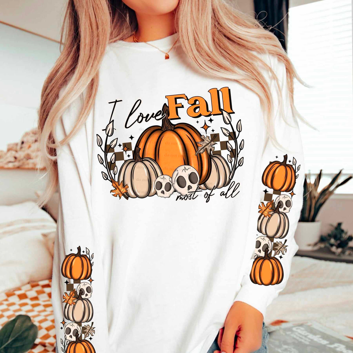 I love fall FRONT (CSC) 55591 DTF transfer