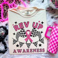 Rev up awareness pink 58190 DTF transfer