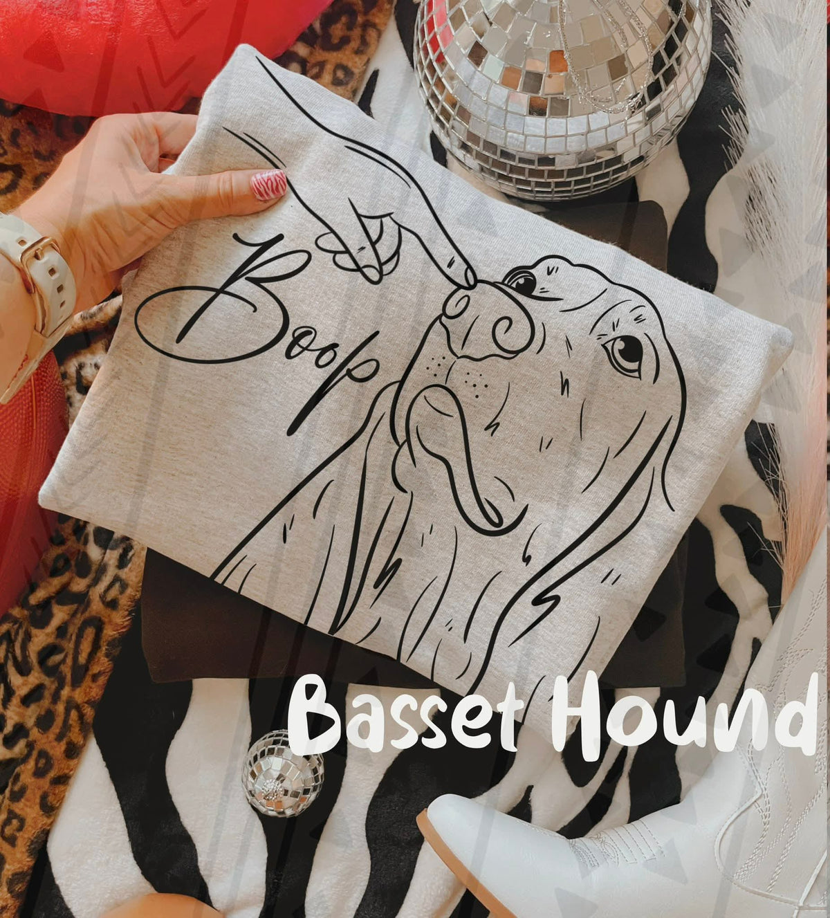 Boop Basset Hound (TGG) DTF Transfer