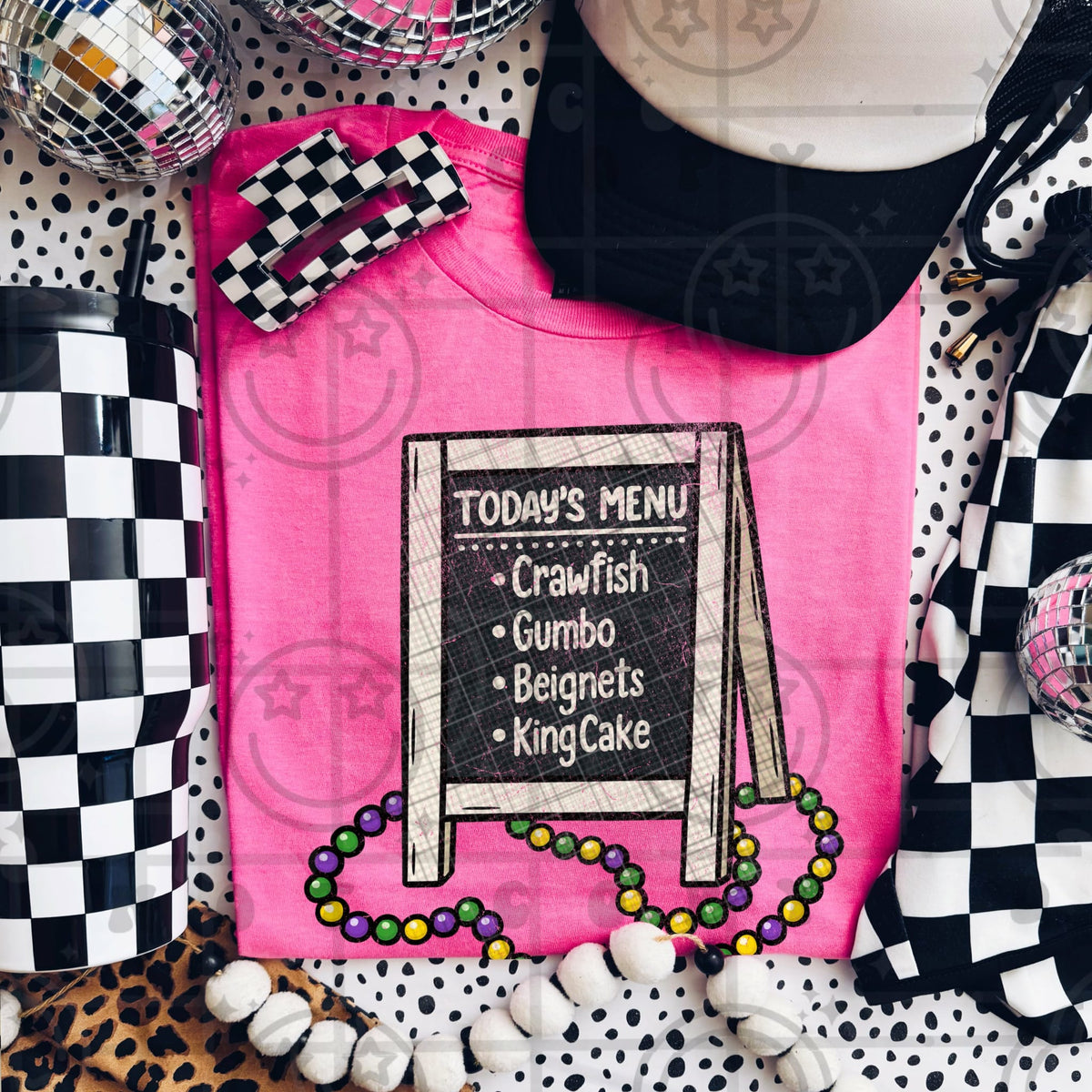 Today’s menu Mardi gras (HW) DTF Transfer