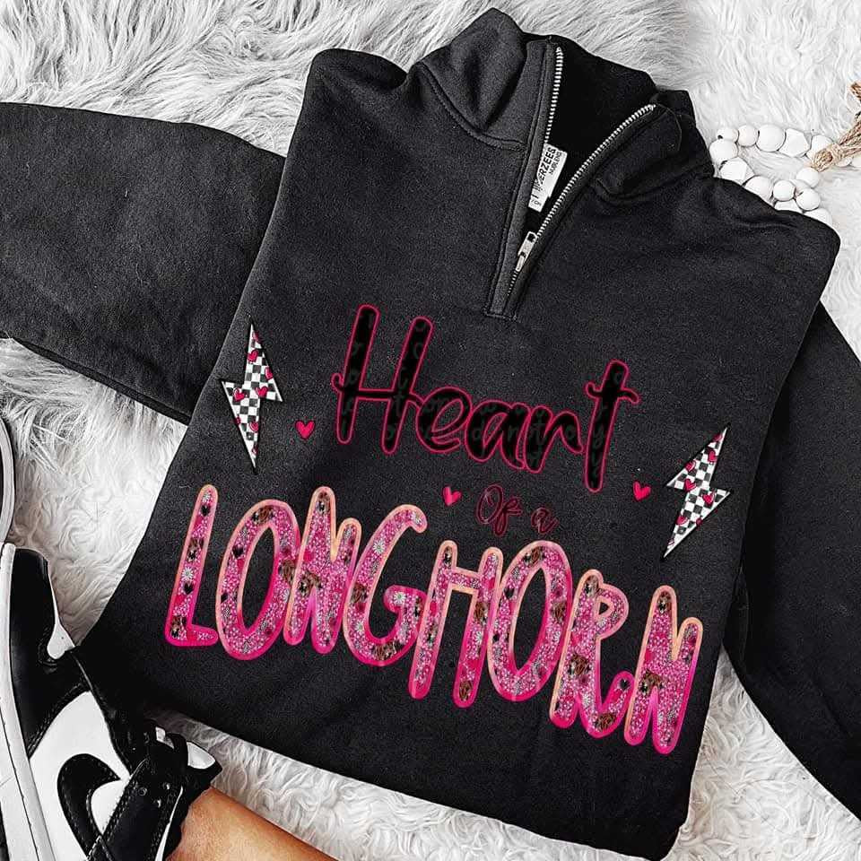 Heart of a longhorns (VIRGO) 82261 DTF transfer