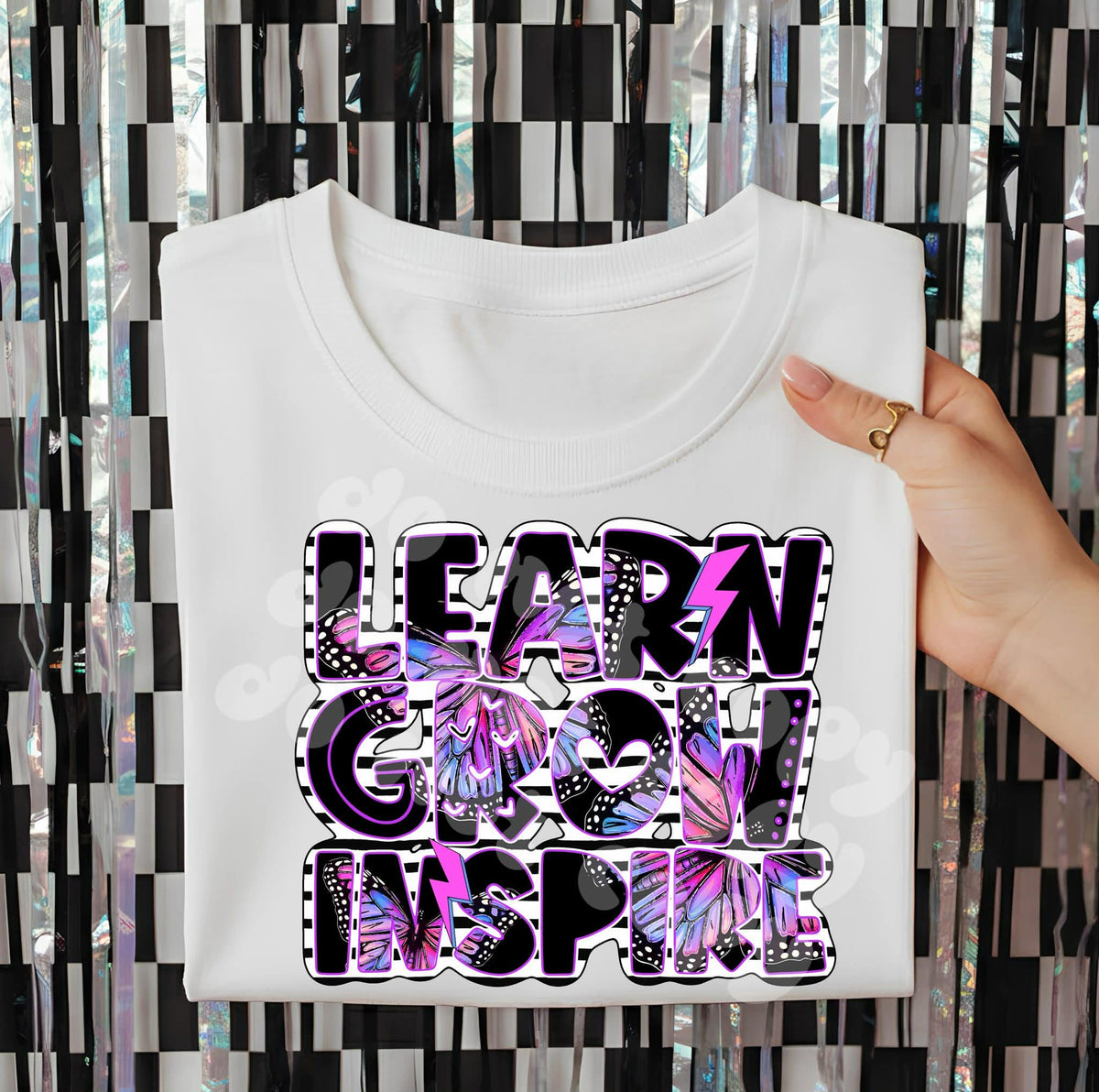 Learn grow inspire (c’s) DTF transfer