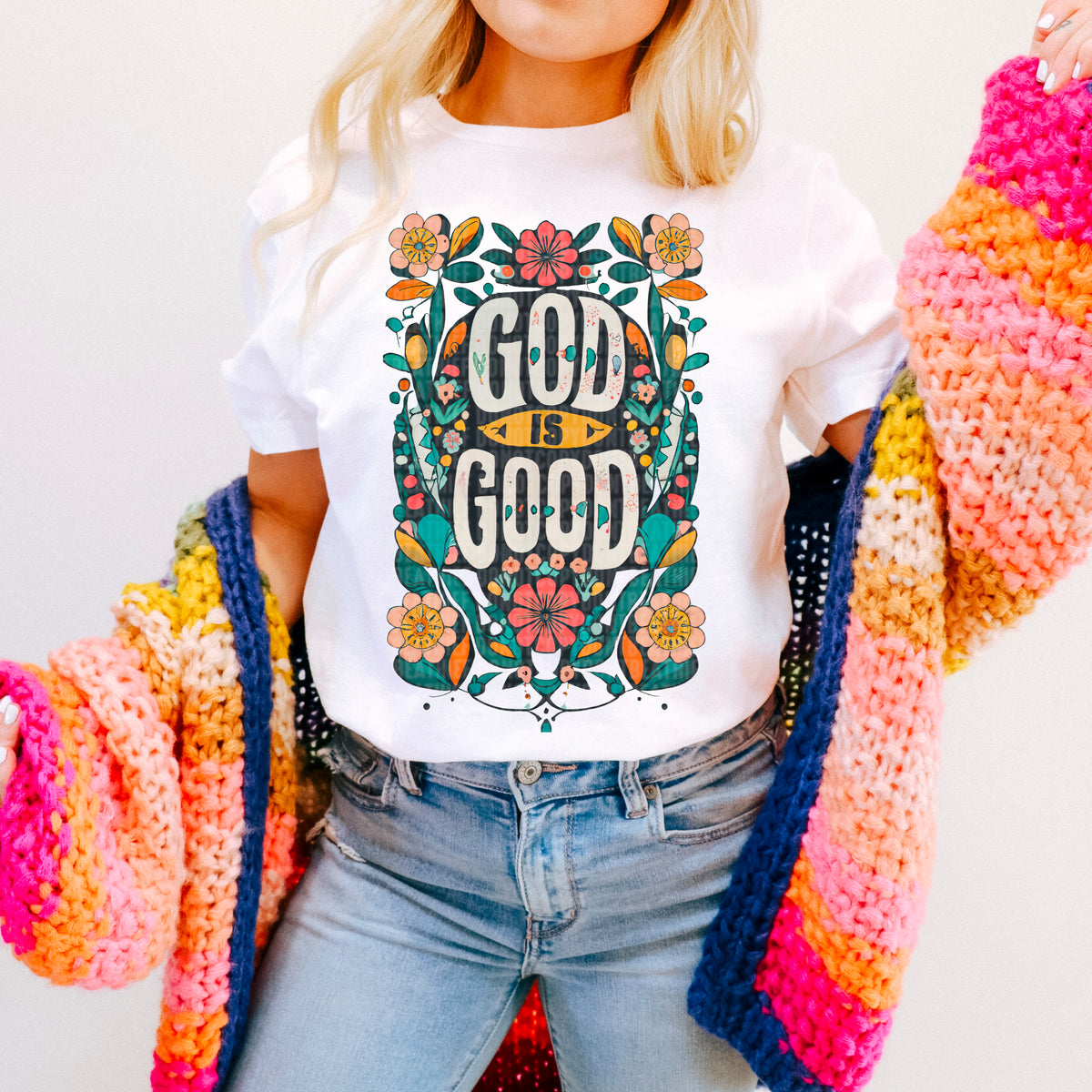 God is good 94931 DTF transfer