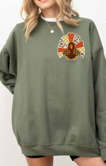 POCKET Gobble turkey (S&G) DTF transfer