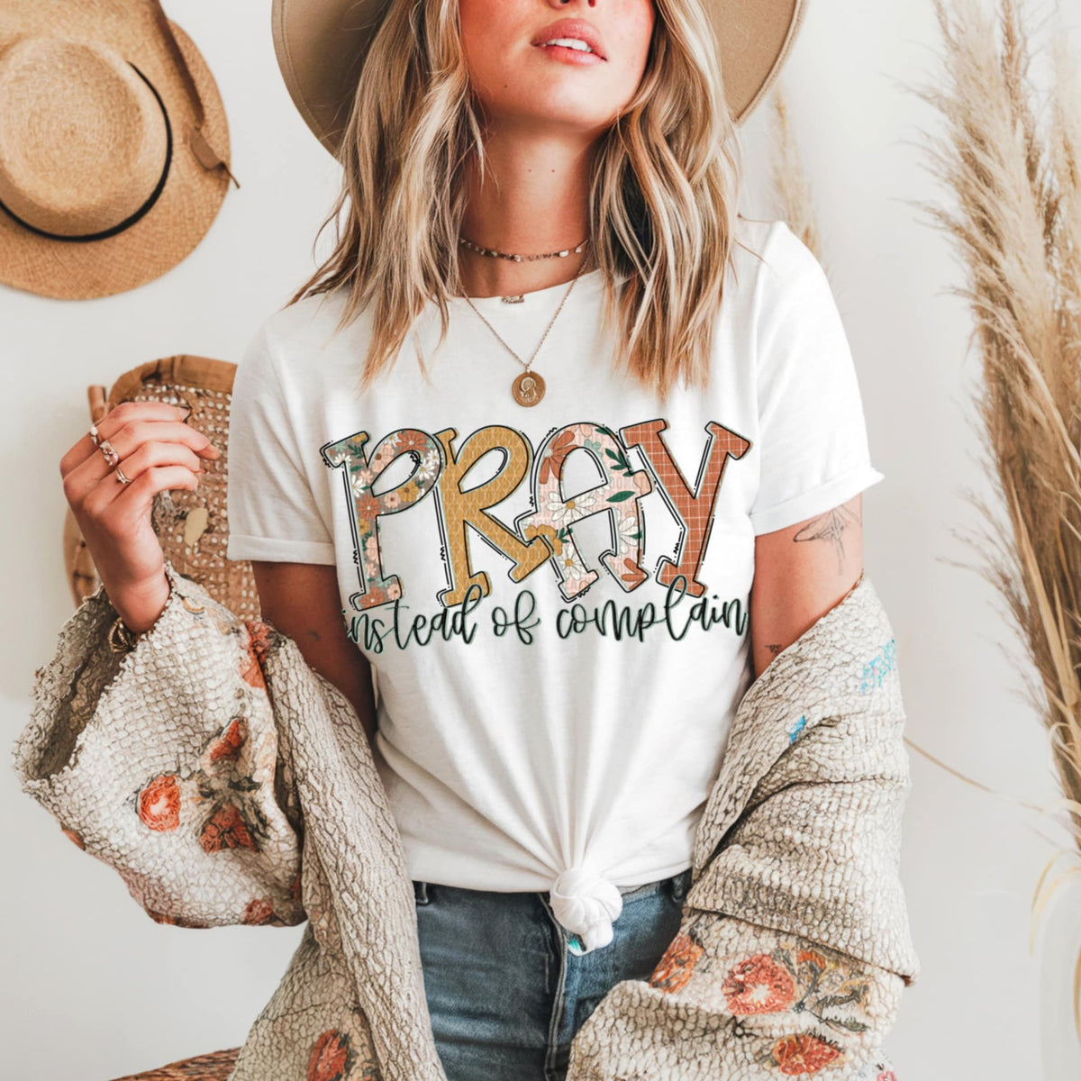 Pray instead of complain (SDD) 91984 DTF transfer