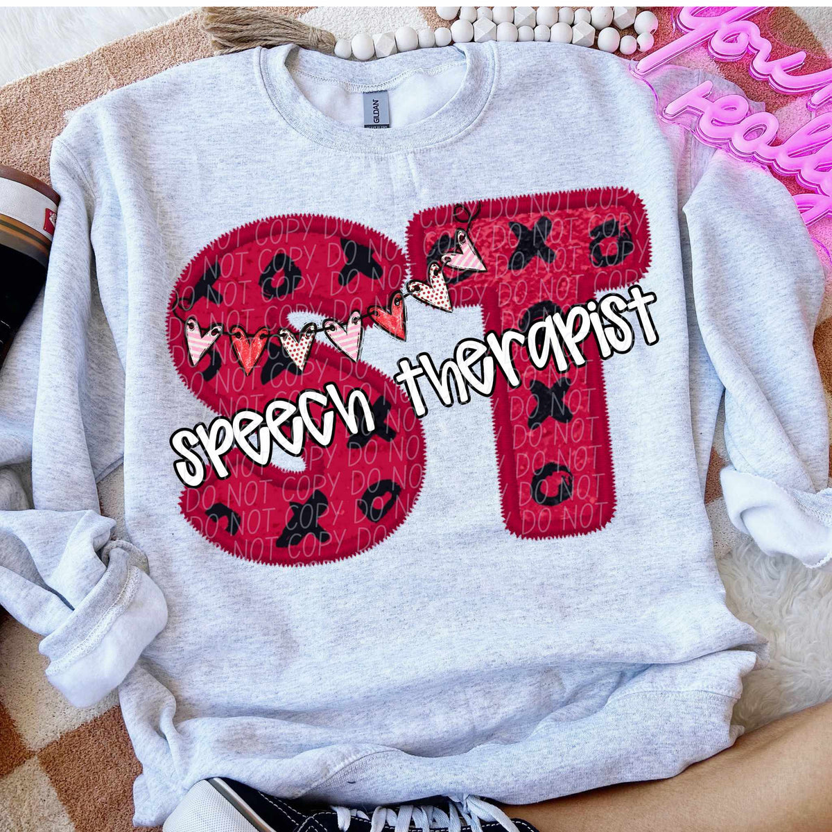 ST speech therapist valentine (CITY) 79082 DTF transfer