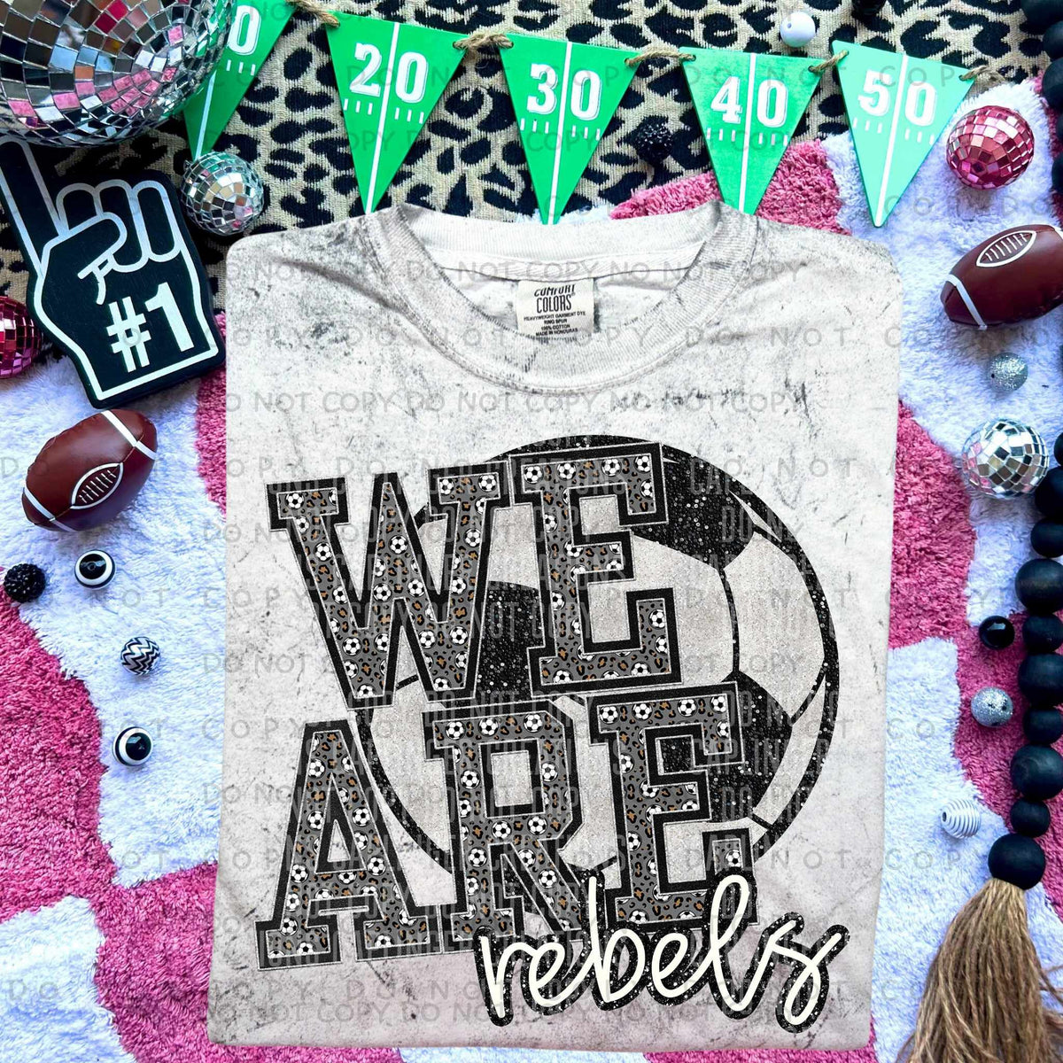 We are rebels soccer (Caplinger) 80102 DTF transfer