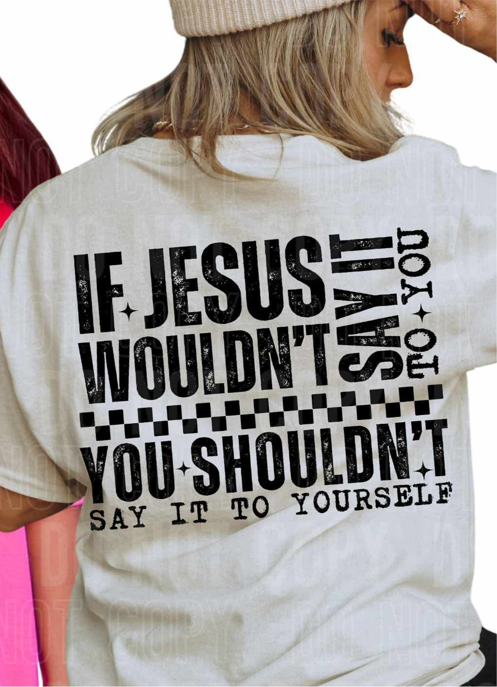 If Jesus wouldn’t say it BLACK (SBB) DTF transfer