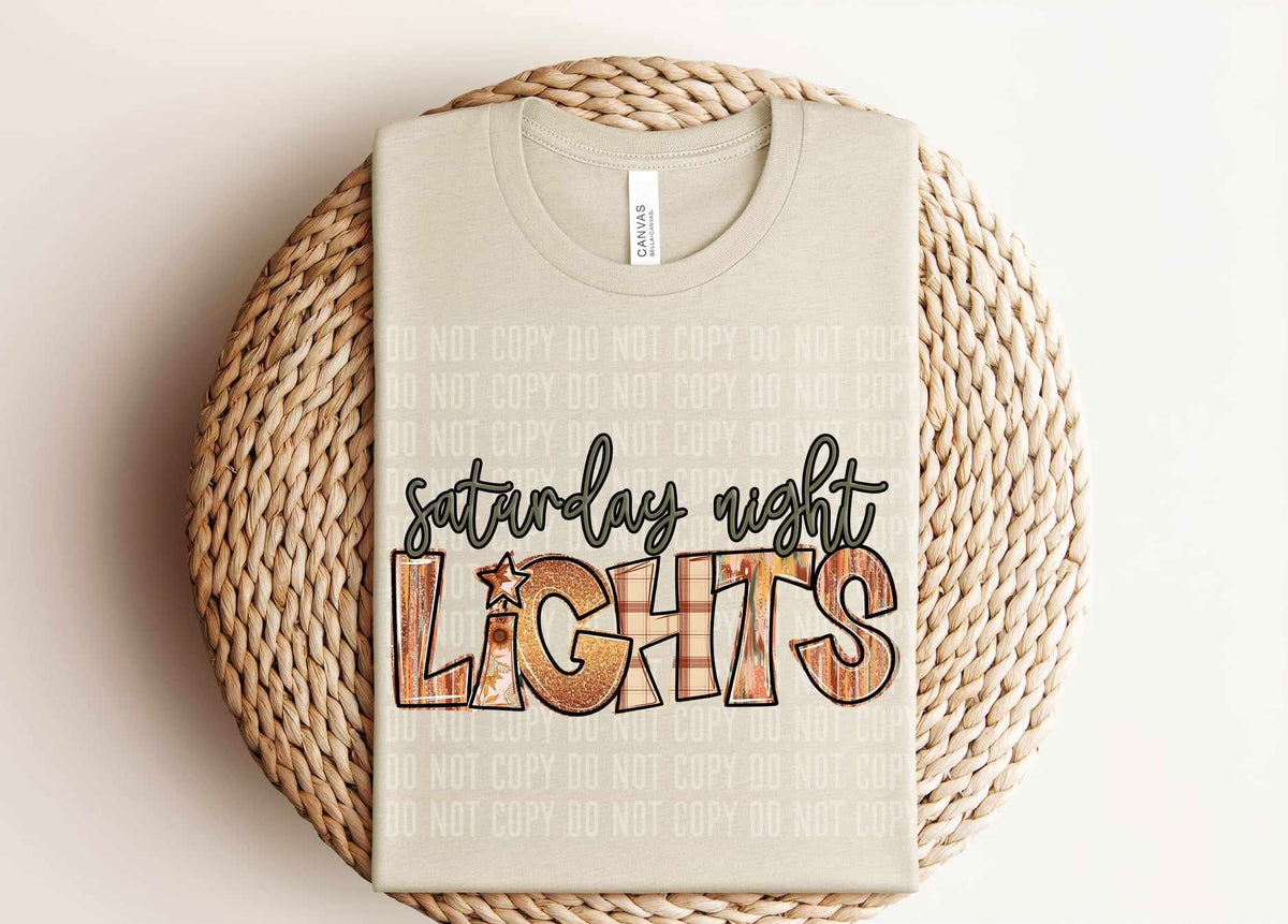 Saturday night lights fall patterns (Caplinger) 55726 DTF transfer