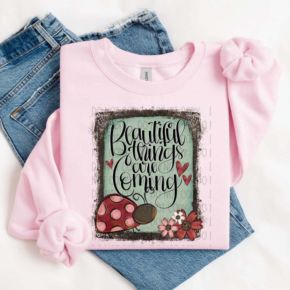 Beautiful things are coming (SWD) 79555 DTF transfer